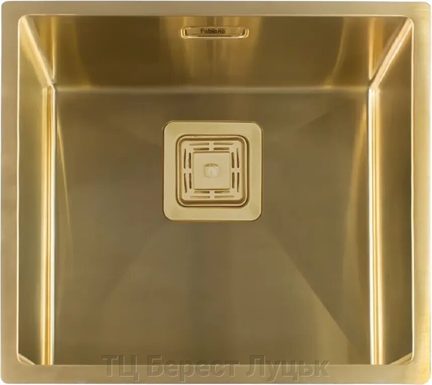 Нерж. мийка Quadro 49 Nano Gold R10 від компанії ТЦ Берест Луцьк - фото 1