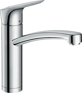 Hansgrohe Змішувач для кухні Logis, довж. виливу - 220мм, поворотний, 1важіль, KM160TiltFunction, хром