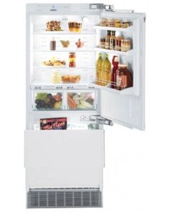 Вбудований двокамерний холодильник Liebherr ECBN 5066, (ШxГxВ) 76.2x61x203.2 см, 220-240В