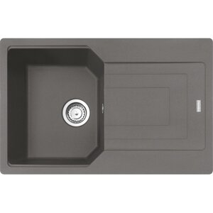 Кухонна мийка Franke Urban UBG гранітна - врізна - оборотна - колір Сірий камінь - (пластиковий коландер у комлекті)