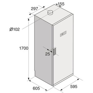 Сушильна шафа Asko – DC 7774 V. W DRYING CABINET (В х Ш х Г) – 170 х 59,5 х 60 см