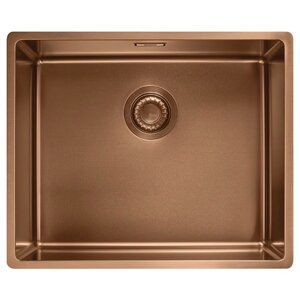 Кухонна мийка Franke Box BXM 210 / 110-50 неіржавна сталь - монтаж врізний, у рівень або під стільницю - Мідний PVD