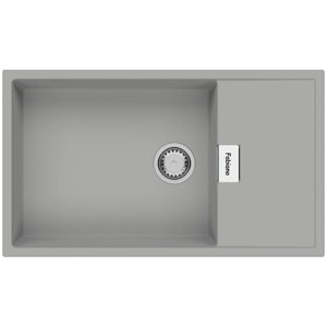 Гранітна мийка Cubix 86x50 XL Grey Metallic