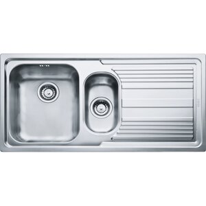 Кухонна мийка Franke Logica Line LLL 651 (101.0381.837) неіржавна сталь - врізна - декорована чаша зліва