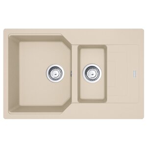 Кухонна мийка Franke Urban UBG 651-78 гранітна - врізна - оборотна - колір Бежевий -пластиковий коландер у комлекті