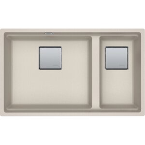 Кухонна мийка Franke гранітна - монтаж під стільницю - колір Сахара - (коландер та килимок Rollmat у комплекті)