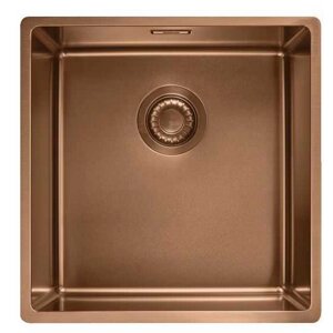 Кухонна мийка Franke Box BXM 210 / 110-40 неіржавна сталь - монтаж врізний, у рівень або під стільницю - Мідний PVD