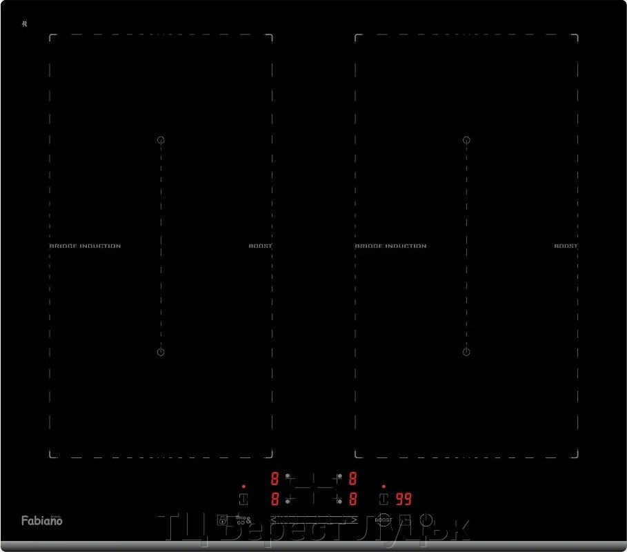 Варильну поверхня FHBI 3201 Lux Black від компанії ТЦ Берест Луцьк - фото 1