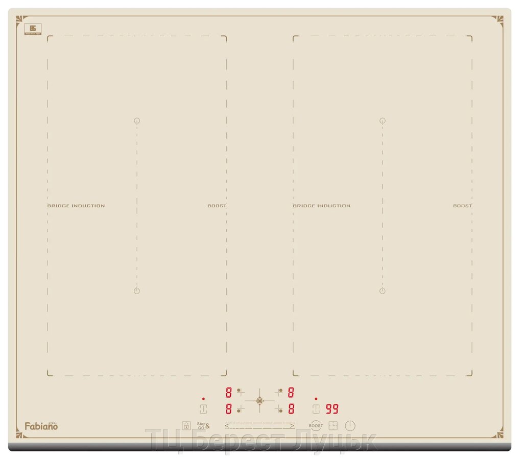 Варильну поверхня FHBI 3201 Lux Cream від компанії ТЦ Берест Луцьк - фото 1
