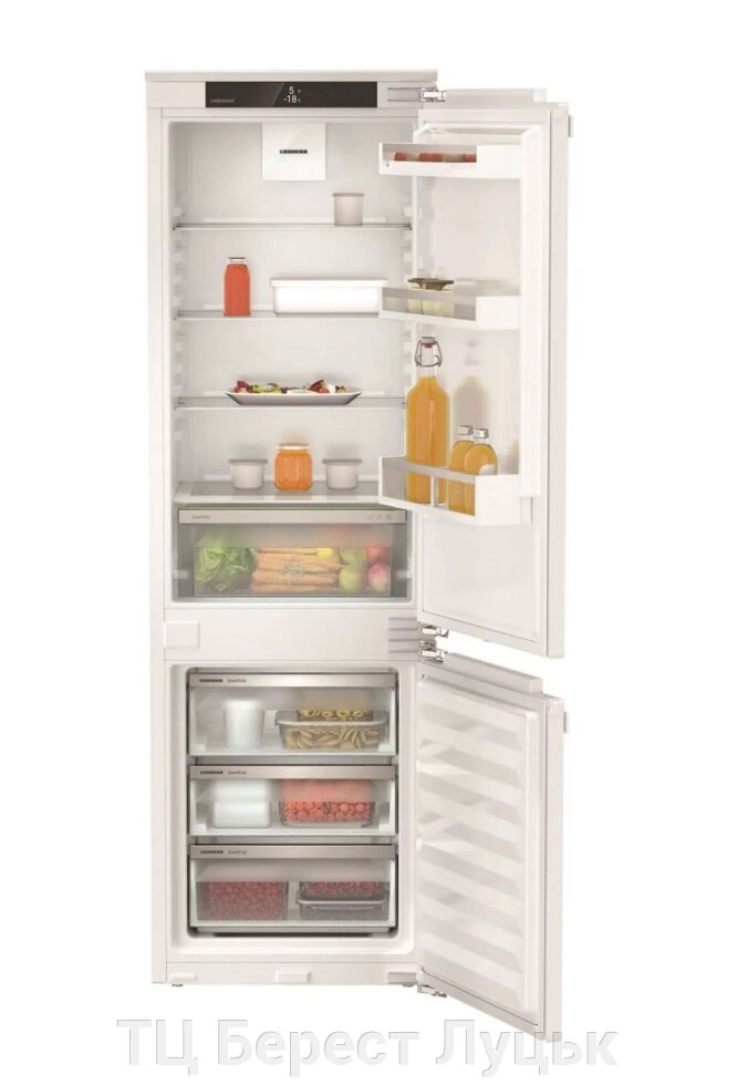 Вбудований двокамерний холодильник Liebherr ICe 5103 Pure, (ШхВхГ), см 55.9 x 177 x 54.6, 220-240В від компанії ТЦ Берест Луцьк - фото 1