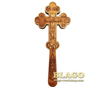 Хрест дерев'яний різьблений, 11,5х27,6 см