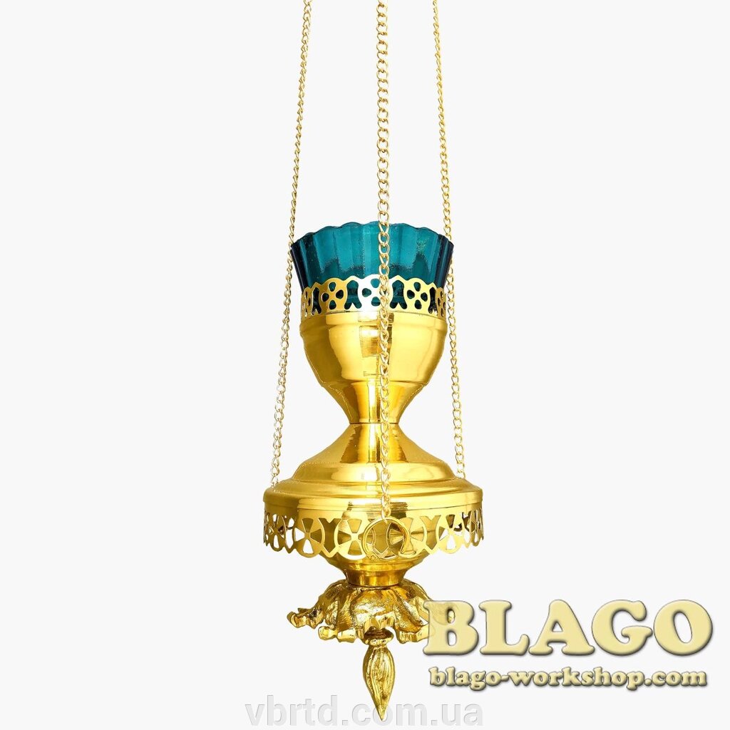 Лампада підвісна, Лампада подвесная, Vigil lamp (hanging), 12,5х22 см від компанії ТОВ ТД Волинь Бізнес Ресурс - фото 1