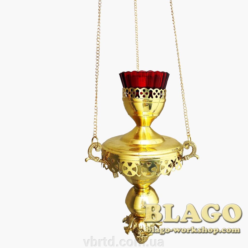 Лампада підвісна, Лампада подвесная, Vigil lamp (hanging), 12х31 см від компанії ТОВ ТД Волинь Бізнес Ресурс - фото 1