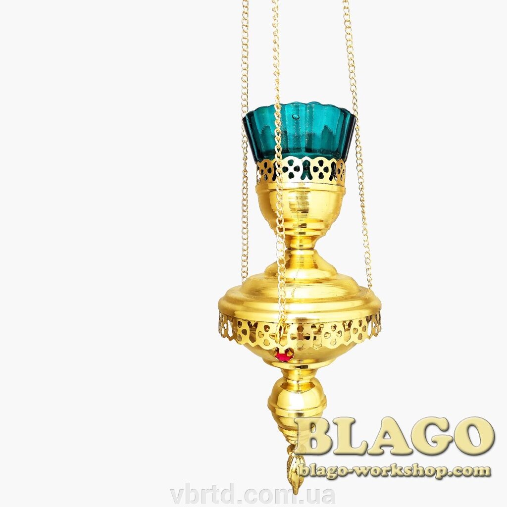 Лампада підвісна, Лампада подвесная, Vigil lamp (hanging), 13х26 см від компанії ТОВ ТД Волинь Бізнес Ресурс - фото 1