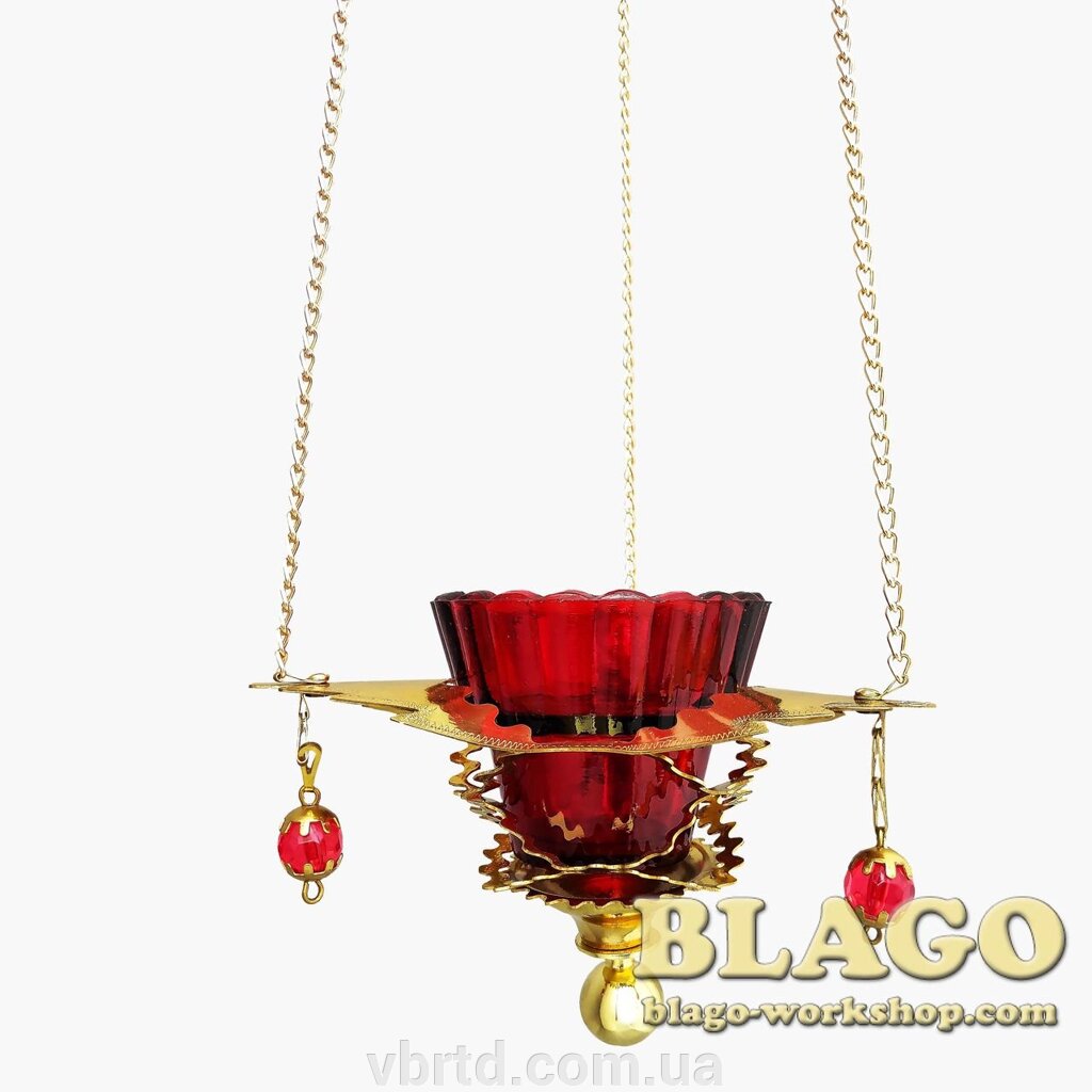 Лампада підвісна, Лампада подвесная, Vigil lamp (hanging), 15х10 см від компанії ТОВ ТД Волинь Бізнес Ресурс - фото 1