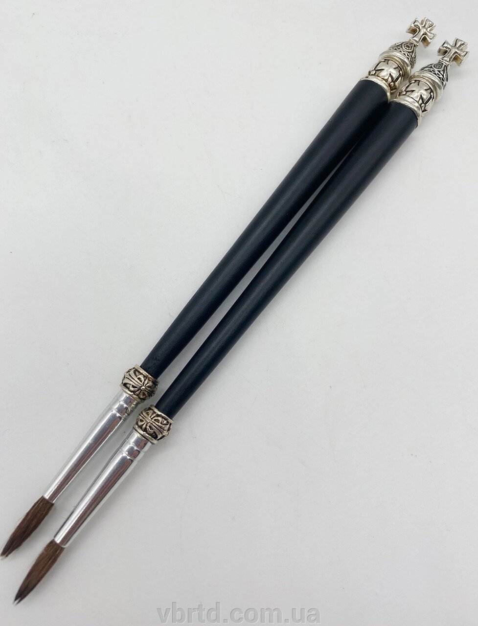 Пензлик (стрючица) для помазання, дерев'яна ручка, 18 см від компанії ТОВ ТД Волинь Бізнес Ресурс - фото 1