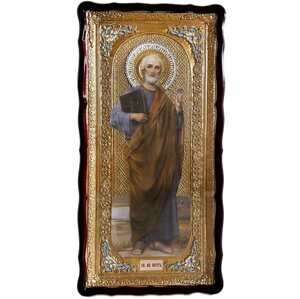 Ікона Святий Петро, фігурна рамка, 60х120 см