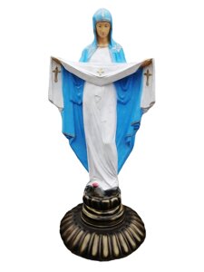 Фігура Божої Матері Покрова (блакитно-біла), 84х88х210 см