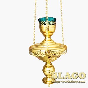 Лампада підвісна велика, Лампада подвесная большая, Vigil lamp (hanging), 20х35 см