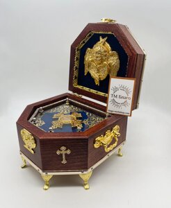 Ковчег для частинок святих мощей дерев’яний, 15х22 см