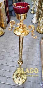 Підставка під кадило латунна, Censer Stand, 105см