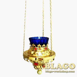 Лампада підвісна, Лампада подвесная, Vigil lamp (hanging), 14х17 см