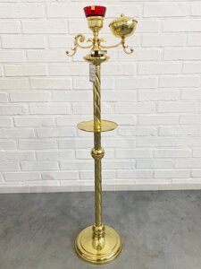 Підставка під кадило латунна, Censer Stand, 107см