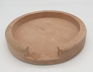 Тарілка для проскомідії (блюдо для Агнця) дерев'яна, 15 см
