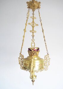 Лампада підвісна незгасима, Лампада подвесная неугасимая, Vigil lamp (hanging)