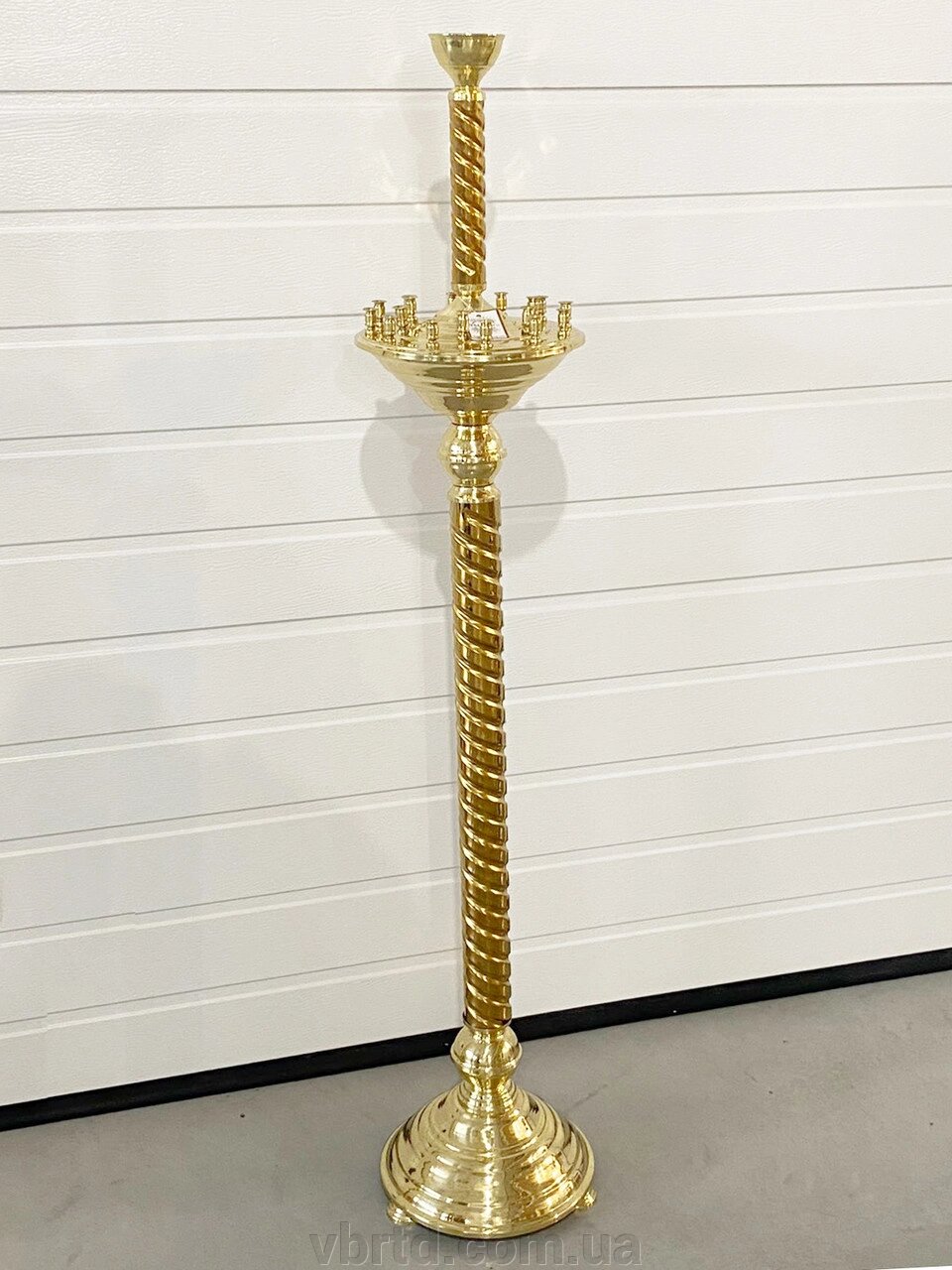 Підсвічник булатний на 18 свічок пряма ніжка, 136 см від компанії ТОВ ТД Волинь Бізнес Ресурс - фото 1
