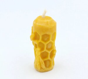 Свічка Великодня (Пасхальна) воскова "Бджілка", мала, 2,5х7,5 см