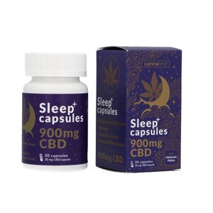 Капсули для сну Cannaline SLEEP CBD - повний спектр 900 мг CBD