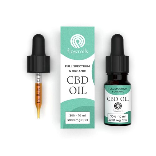 Олія КБД CBD oil 30% Flowrolls Medic Broad Spectrum Польща