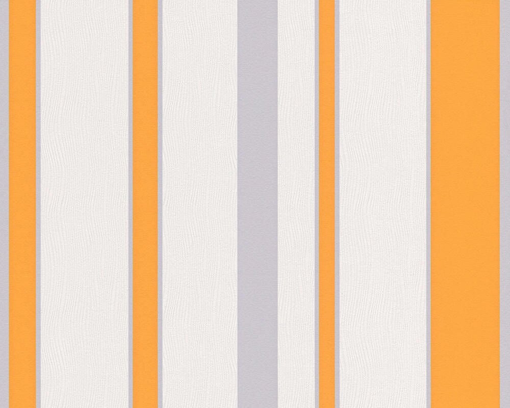 Бамбукові шпалери з яскраво помаранчевої і сірою смугою 9472-22 від компанії Інтернет-магазин шпалер "Німецький Дім" - фото 1