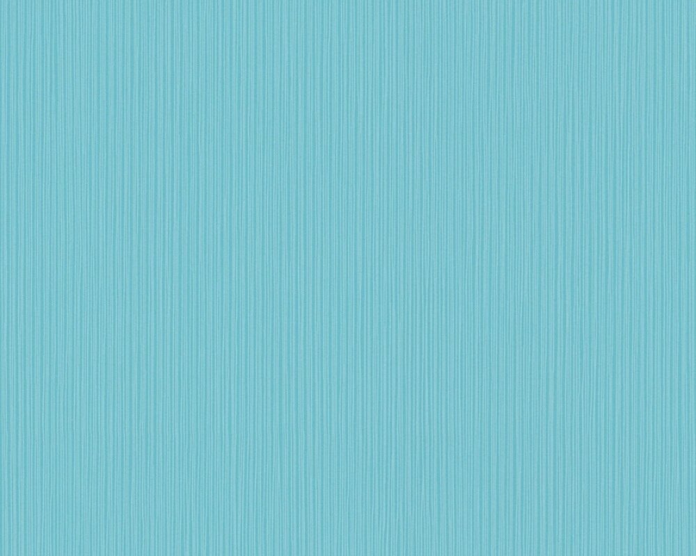 Однотонні німецькі шпалери 34457-3, насиченого блакитного кольору, з бірюзовим відтінком, що миються і тиснені, вінілові від компанії Інтернет-магазин шпалер "Німецький Дім" - фото 1
