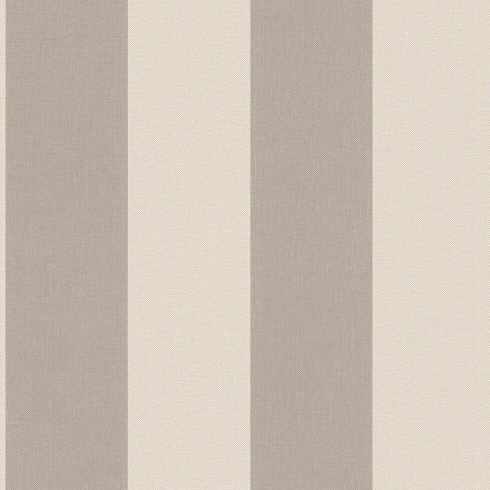 Бежеві німецькі шпалери 1790-36, у широку вертикальну смужку, темну на світлому фоні, вінілові, тиснені під тканину - Україна