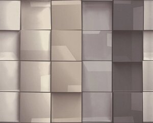 Стереоскопічні шпалери з імітацією фактурної і глянсовою 3d мозаїкою 96020-2