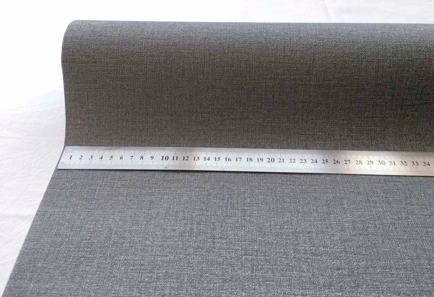 Вінілові шпалери 3350-92 з текстурою лляних ниток і тонким декоративним тисненням