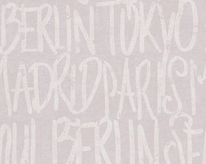 Німецькі шпалери в лофт 95906-1, з великими літерами, словами, фразами, імітація написів графіті на сірій бетонній стіні в Київській області от компании Интернет-магазин обоев "Немецкий Дом"