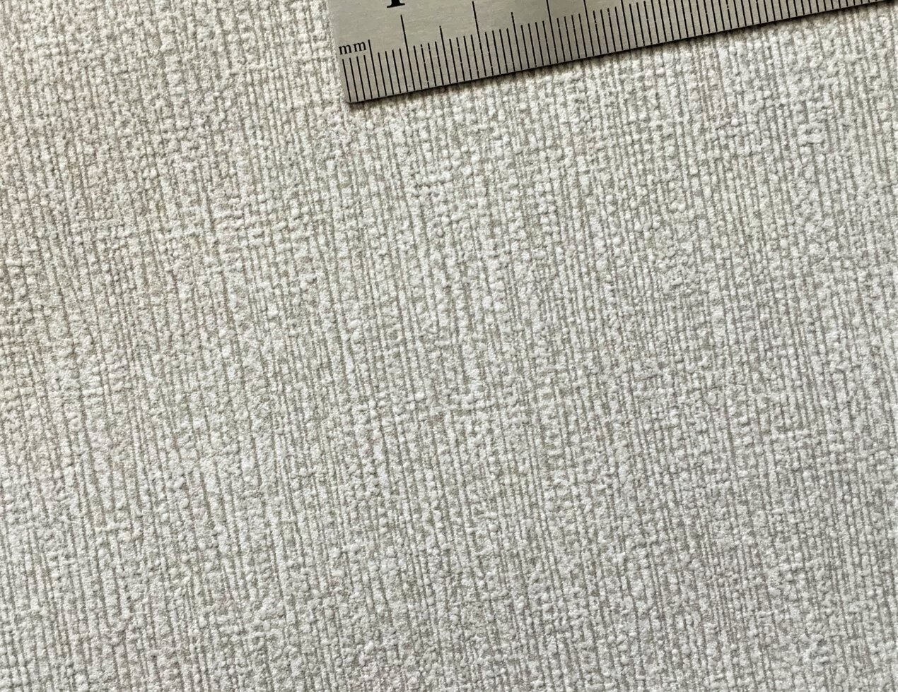 Однотонні шпалери теплого сірого кольору з текстурою льону, артикул 36150-6, на флізеліновій основі