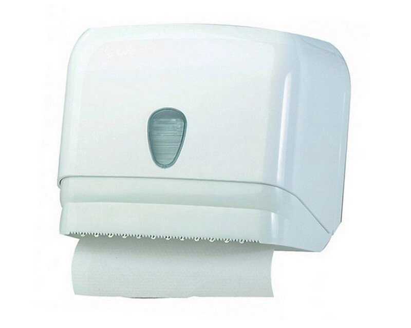 Диспенсер для паперових рушників універсальний PRESTIGE A60101 від компанії CleanSpot - професійний вибір санітарно-гігієнічного приладдя - фото 1