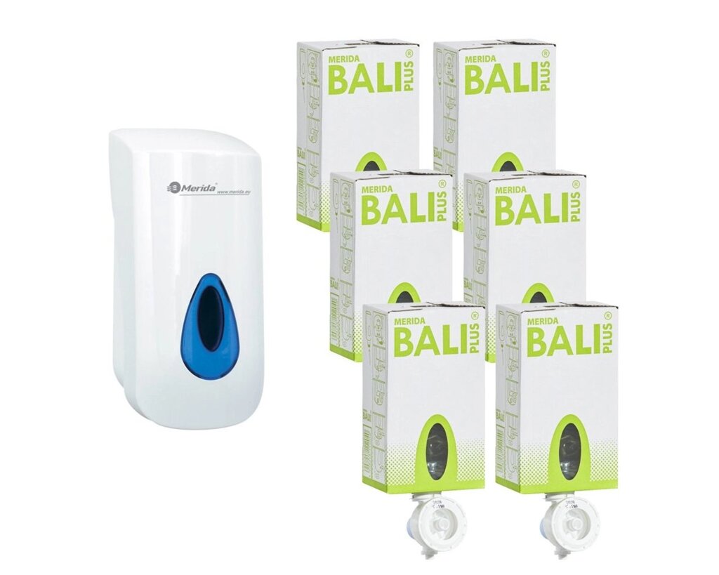 Дозатор мила-піні Top + 6 картриджів мила-піні Bali Plus від компанії CleanSpot - професійний вибір санітарно-гігієнічного приладдя - фото 1