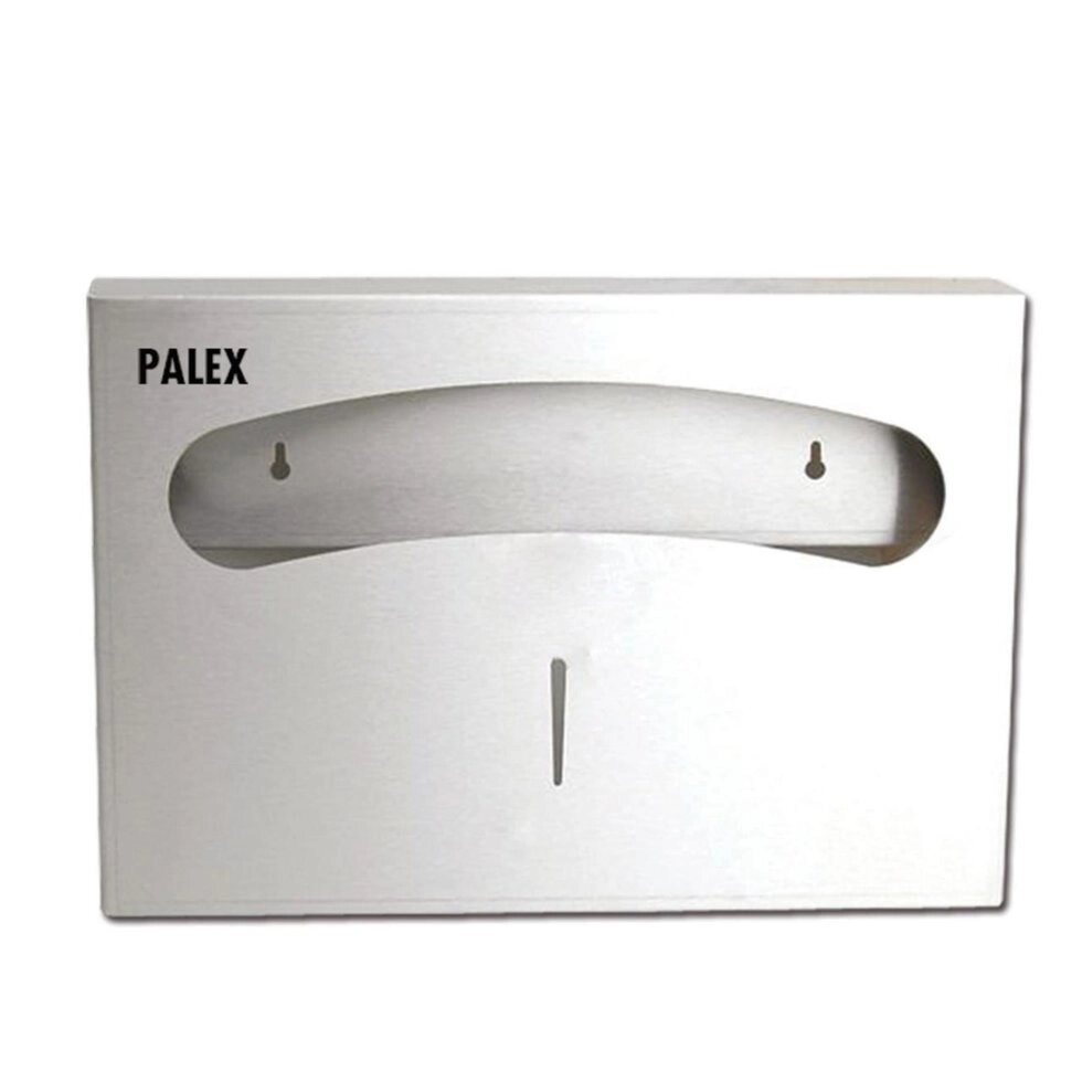Хромований диспенсер накладок на унітаз Palex 1/2 складання від компанії CleanSpot - професійний вибір санітарно-гігієнічного приладдя - фото 1