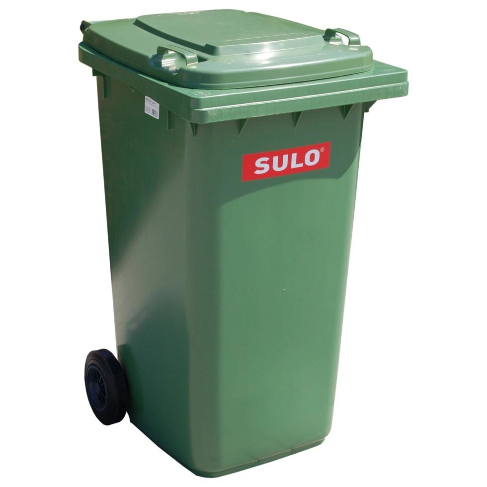 Контейнер для сміття з кришкою та колесами 240л. Sulo Німеччина від компанії CleanSpot - професійний вибір санітарно-гігієнічного приладдя - фото 1