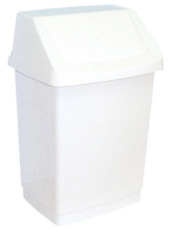 Кошик для сміття пластіковиій з поворотною кришкою 50 л від компанії CleanSpot - професійний вибір санітарно-гігієнічного приладдя - фото 1
