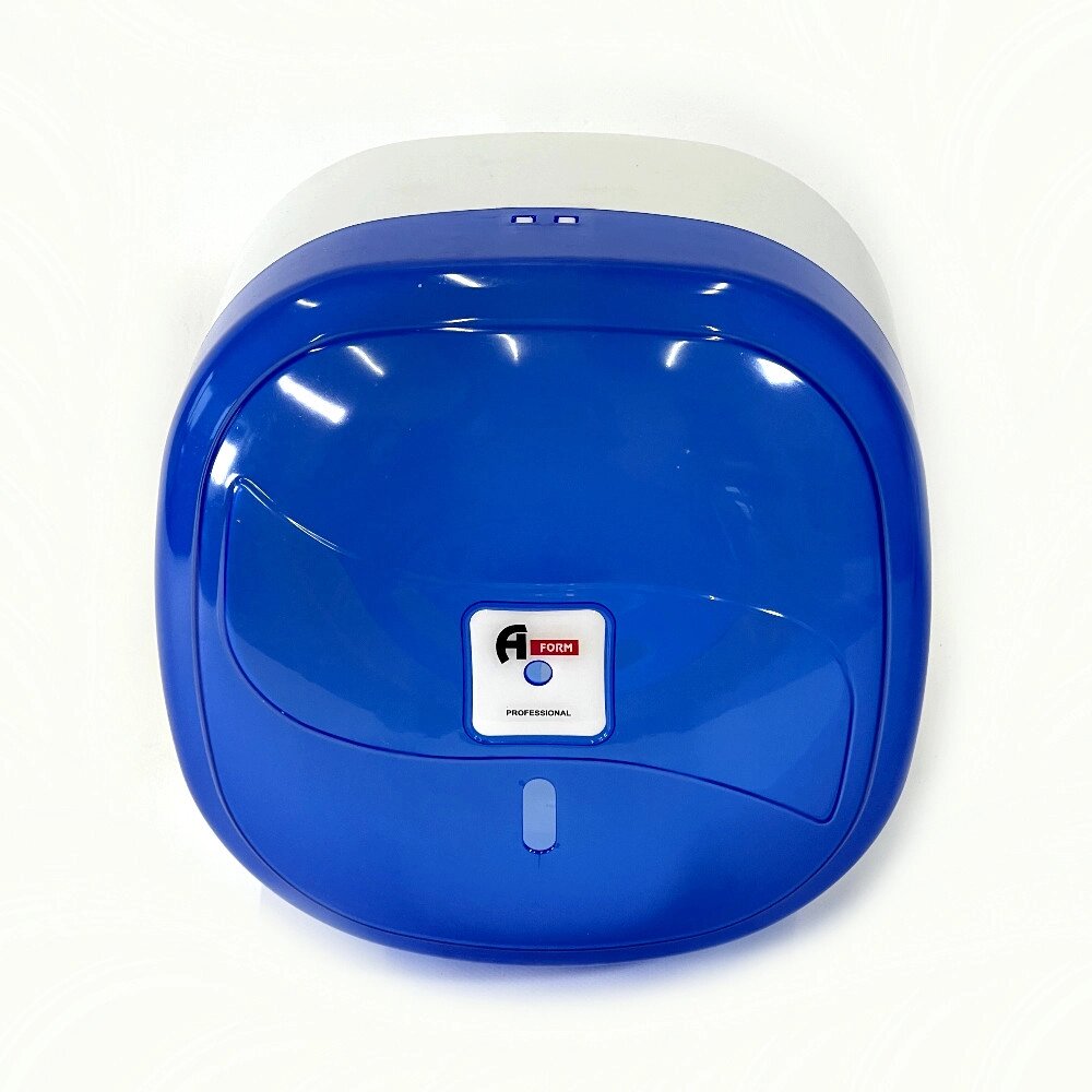 Малий диспенсер для туалетного паперу з боковим витягуванням пластиковий (Прозорий голубий) від компанії CleanSpot - професійний вибір санітарно-гігієнічного приладдя - фото 1
