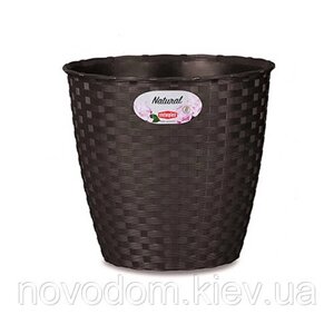 Вазон круглий NATURAL, 6,2 л, 24 см (73472)