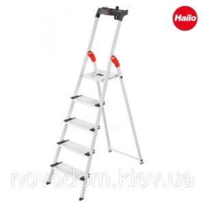 Драбина алюмінієва Hailo L80 COMFORTLINE, 5 ступенів (8040507)