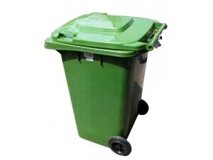Контейнер для сміття 120л зелений 120 літрів