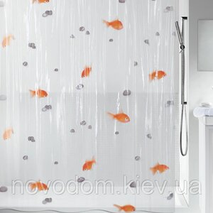 Шторка для ванної прозора вінілова GOLDFISH (10.00097)